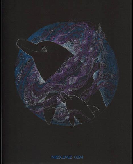 dolphin galaxy 2 by nicole mizoguchi