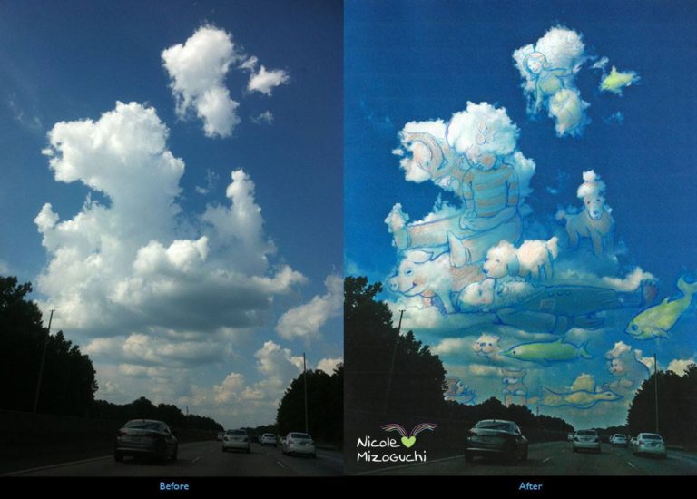 What do you see in the clouds?