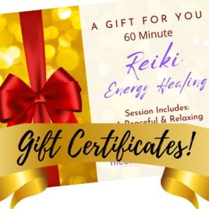 Gift certificate available