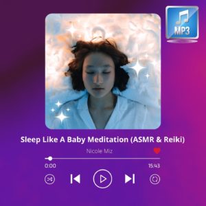 Mp3 cover art Sleep like a baby meditation with reiki and asmr